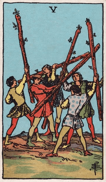 Five of Wands